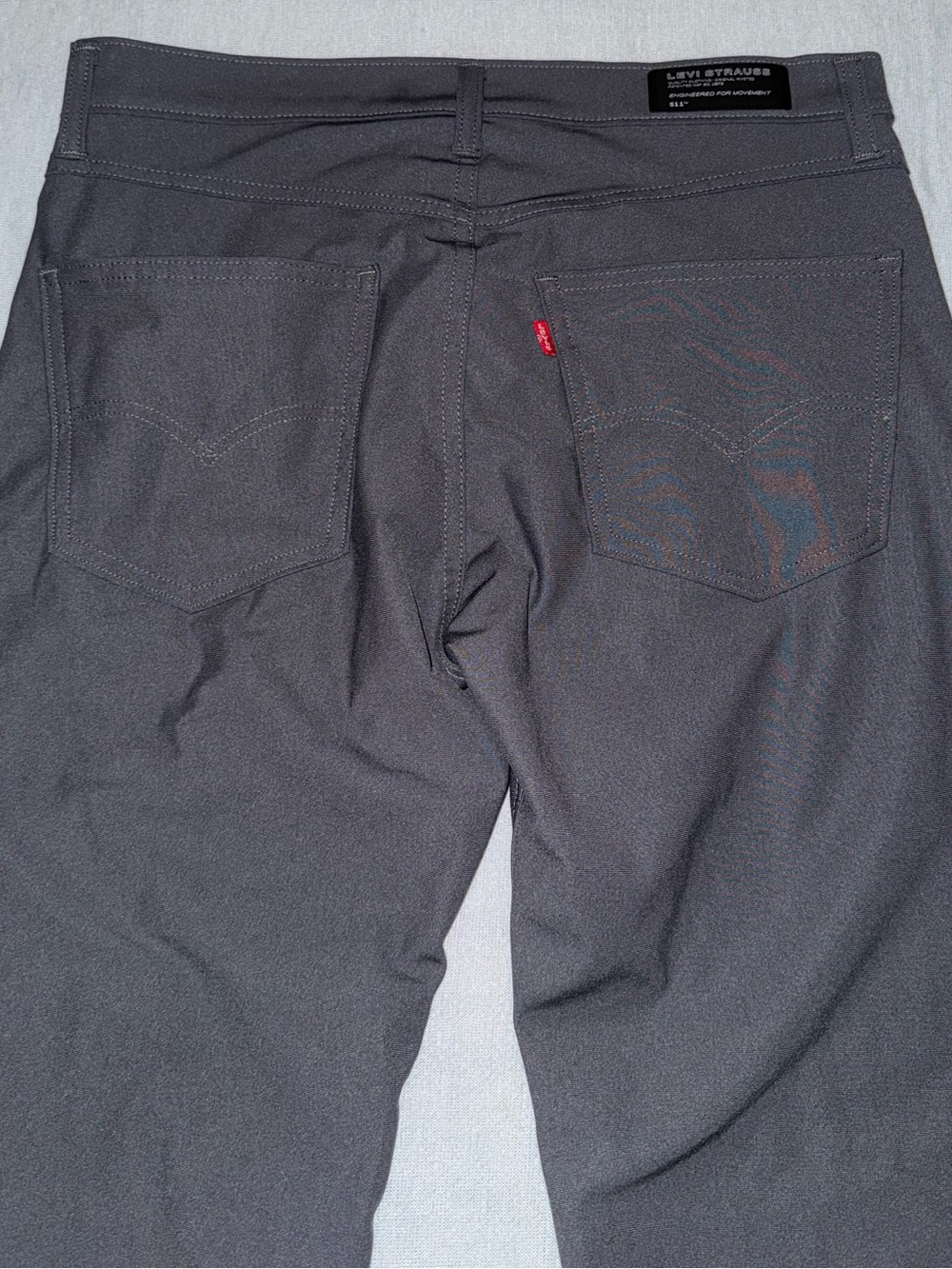 Levi’s 511 Slim Tech Movement Pants, Charcoal Gray, Size 31x30 - Picture 11 of 14